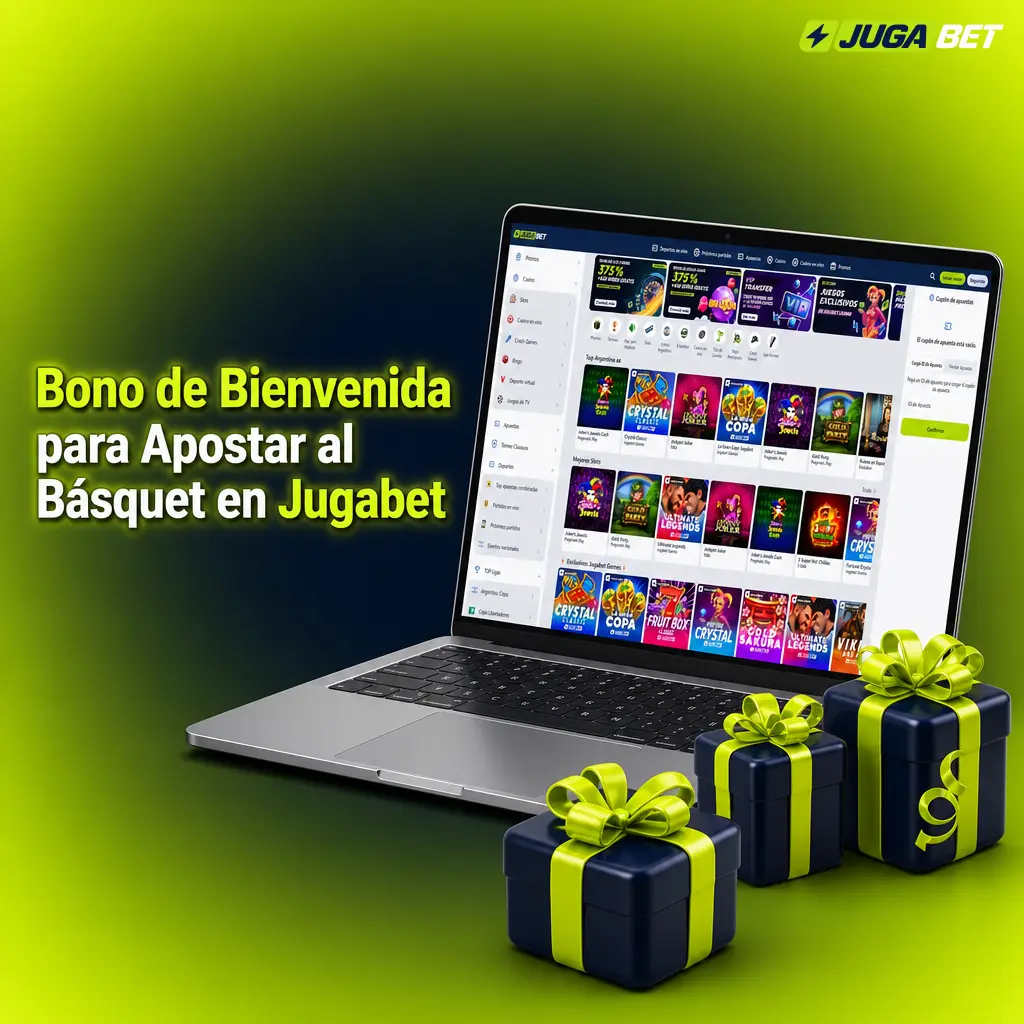Bono de bienvenida de Jugabet: 100% hasta ARS 200.000 para apostar al básquet en NBA, Liga Nacional y EuroLeague.