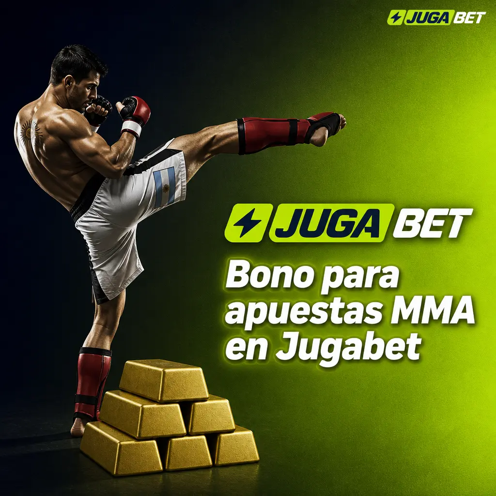 Bono de bienvenida Jugabet: 100% hasta ARS 100.000 para apostar en MMA, con depósito mínimo de ARS 2.000.