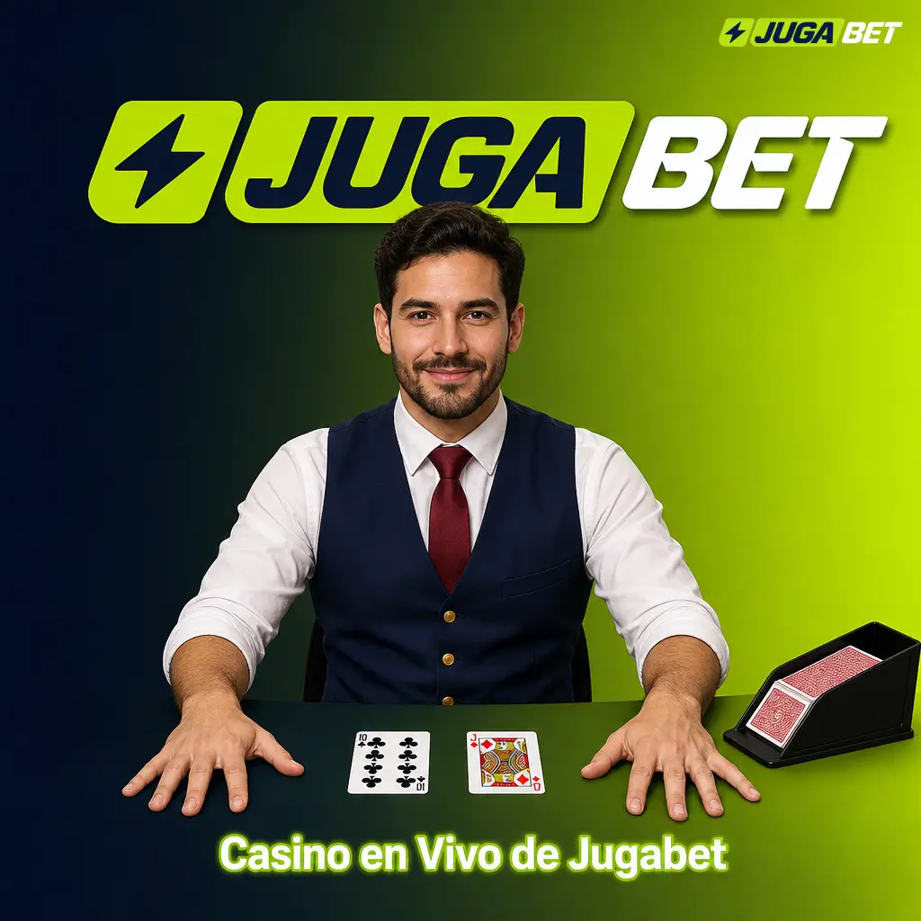 Casino en vivo de Jugabet con crupieres humanos: ruleta, blackjack, baccarat, game shows y póker en tiempo real