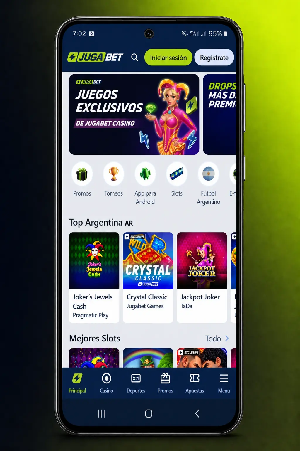 Pasos para descargar e instalar el APK de Jugabet en Android: habilitar fuentes desconocidas e instalar la app.