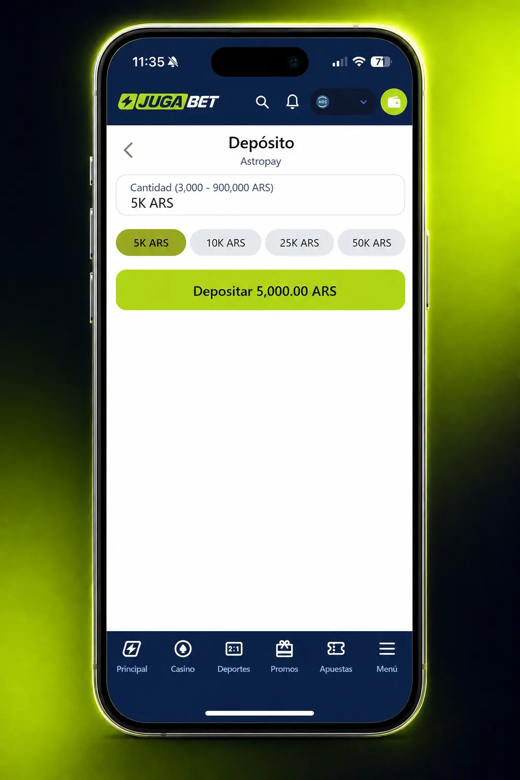 Pasos para registrarte, depositar y jugar en las mesas en vivo de Jugabet desde PC o celular.
