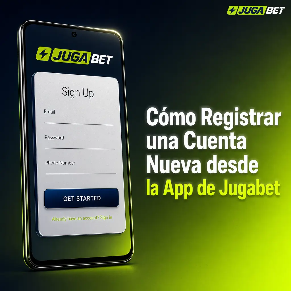 Pasos para registrar una cuenta nueva en la app de Jugabet desde el celular en pocos minutos