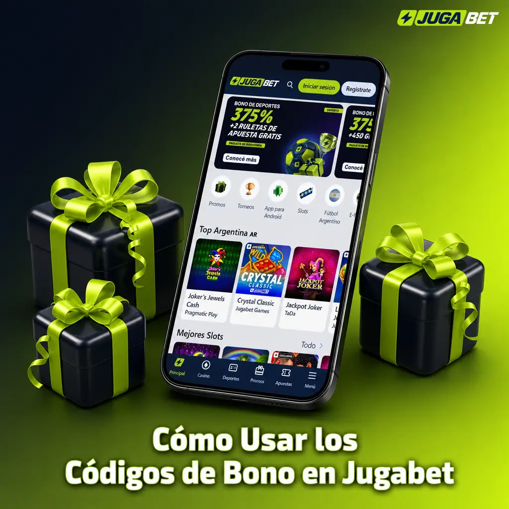 Pasos para activar un código de bono en Jugabet: ingresar, pegar el código en depósitos y confirmar la transacción.
