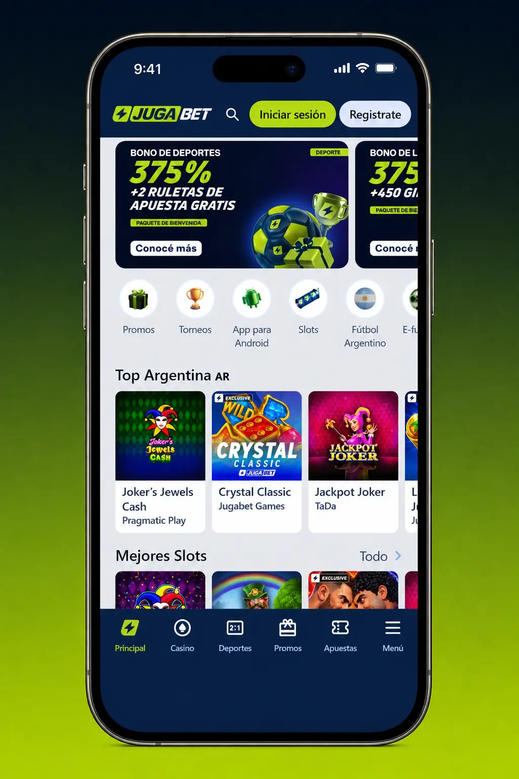 Pasos para descargar e instalar la app Jugabet en iPhone o iPad desde Safari sin usar la App Store.