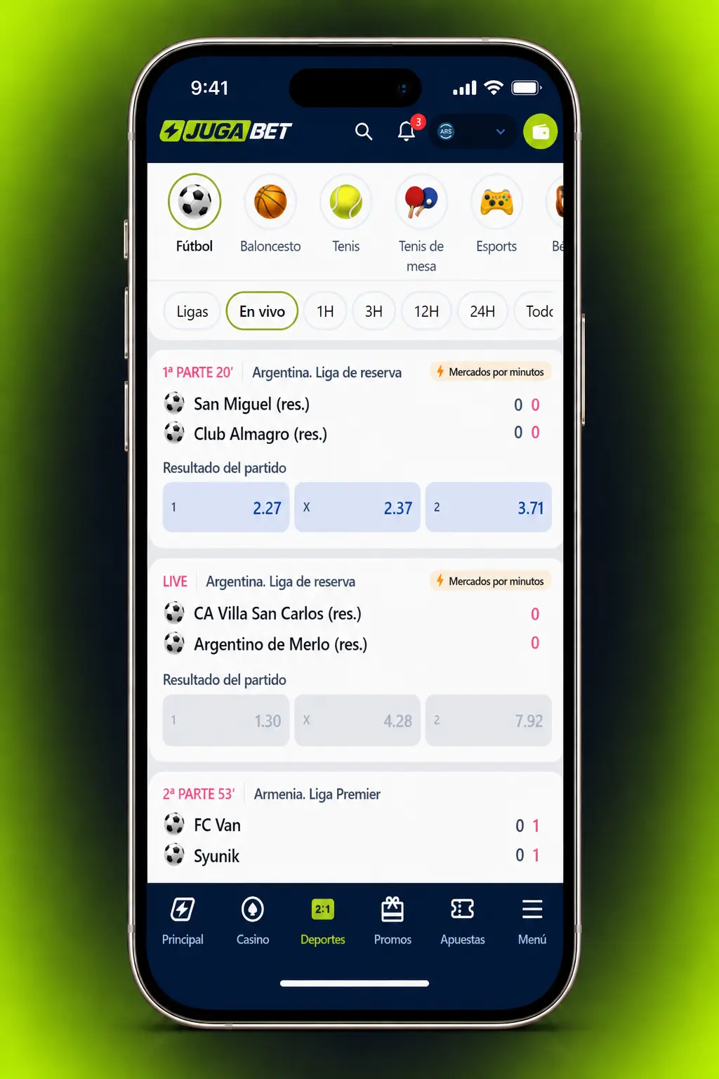 Guía paso a paso para registrarte, cargar saldo y apostar al fútbol en Jugabet.