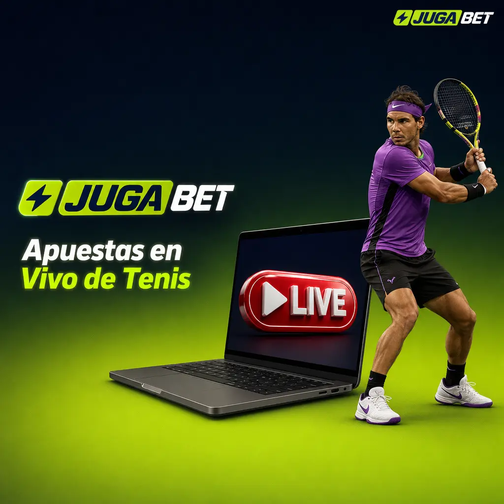 Apuestas en vivo de tenis en Jugabet con cuotas actualizadas y estadísticas del partido en tiempo real