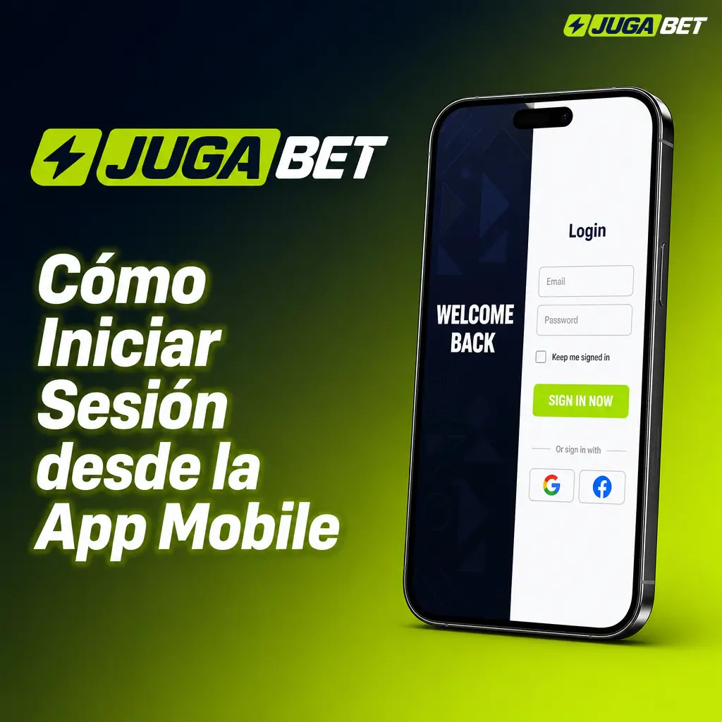 Pasos para iniciar sesión en la app móvil de Jugabet desde el celular en menos de 30 segundos