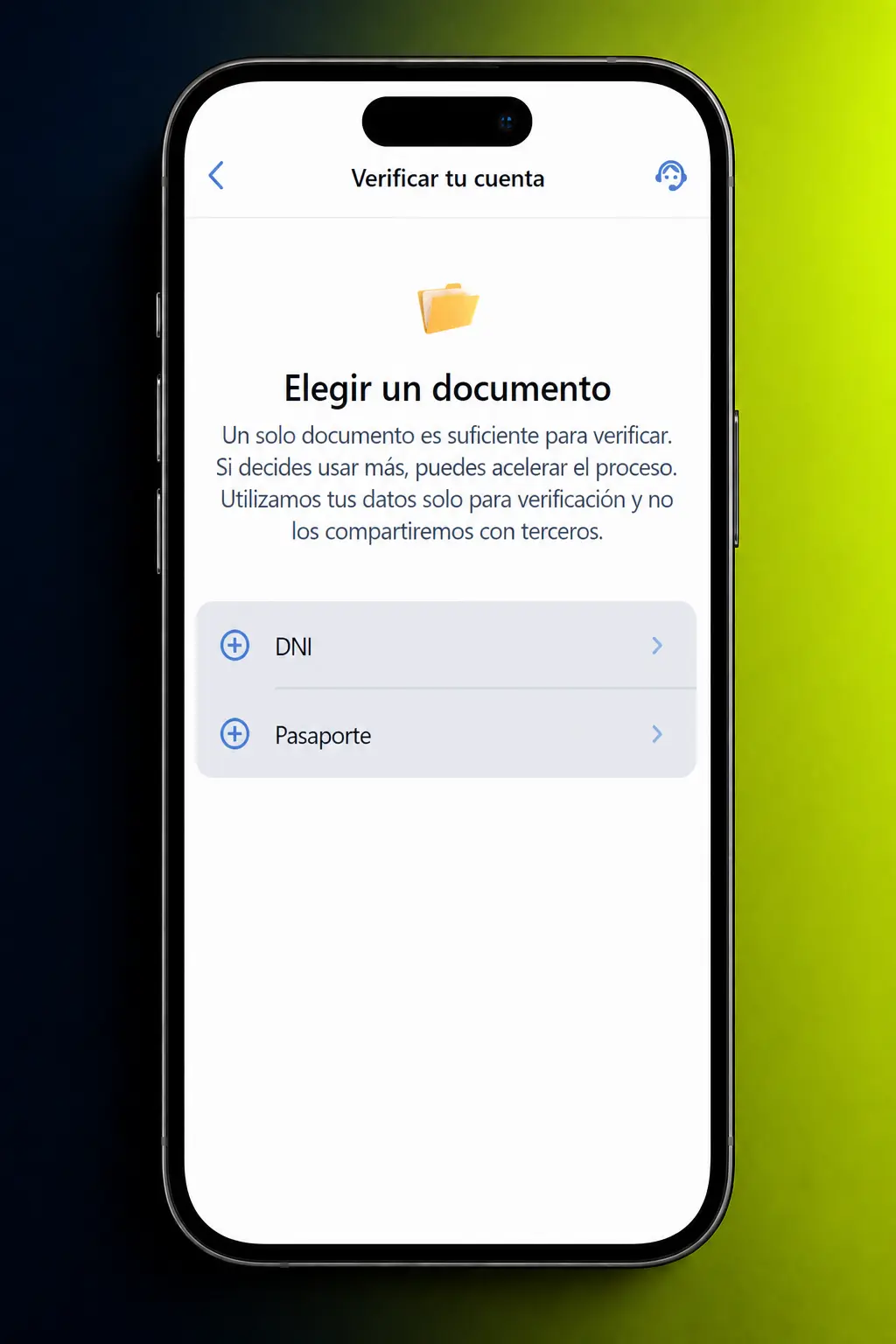 Formulario de registro con DNI, correo y teléfono para crear tu cuenta y activar el bono del 275%.