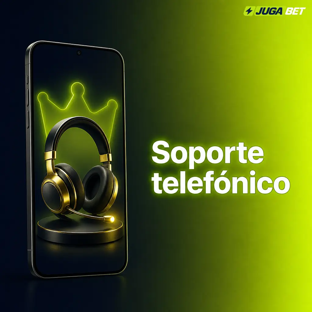 Soporte telefónico de Jugabet para consultas urgentes: bloqueos de cuenta, retiros y confirmaciones verbales rápidas.