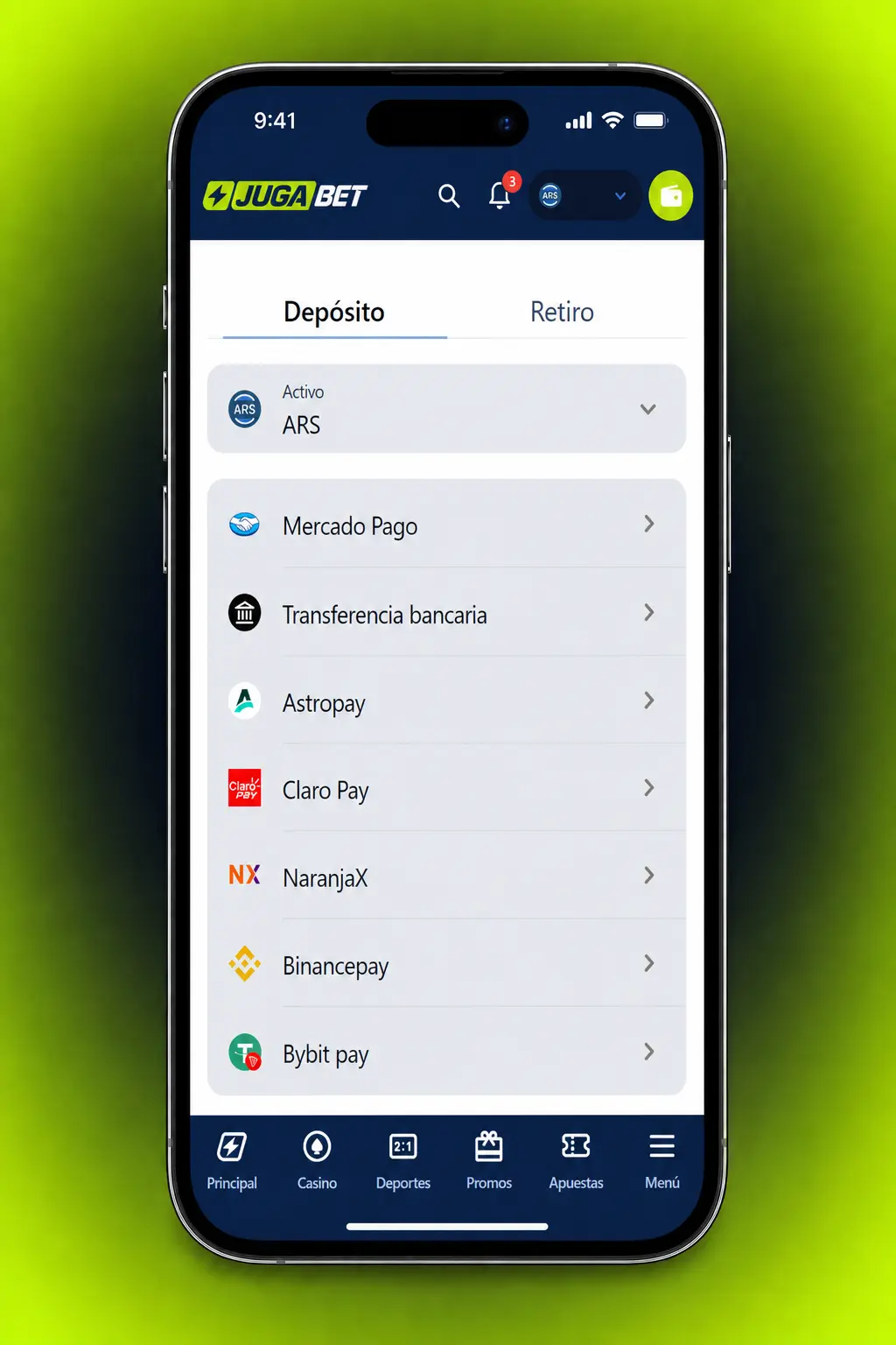 Apostá en MMA con la app de Jugabet: cuotas UFC y Bellator actualizadas al instante en Android e iOS.