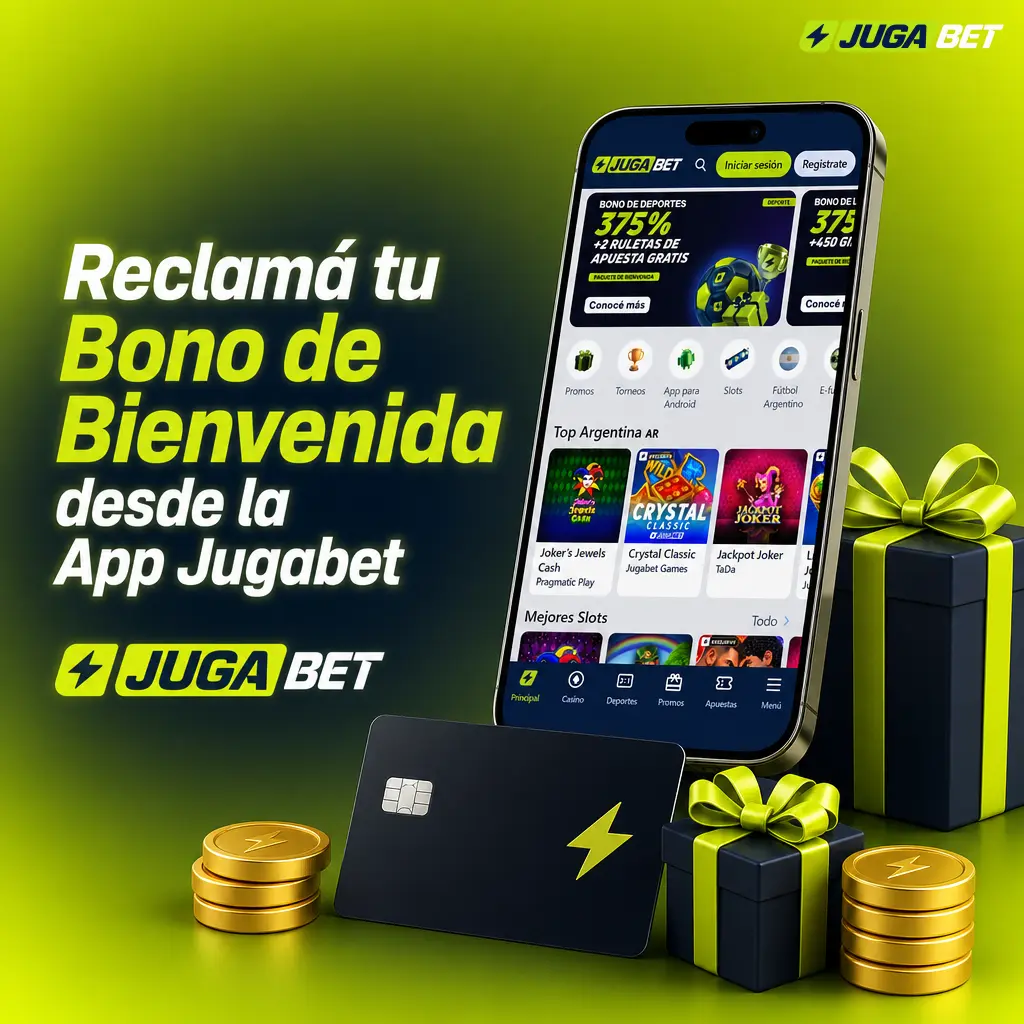Cómo reclamar el Bono de Bienvenida del 275% desde la app Jugabet en Android e iOS, disponible en pocos pasos